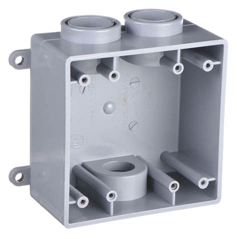 2 gang pvc electrical box